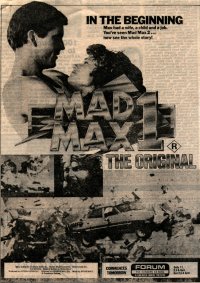 See The Original Mad Max newspaper ad