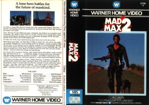 Original Australian Mad Max 2 VHS Cover