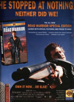 Road Warrior Special Edition ESPN Magazine Ad