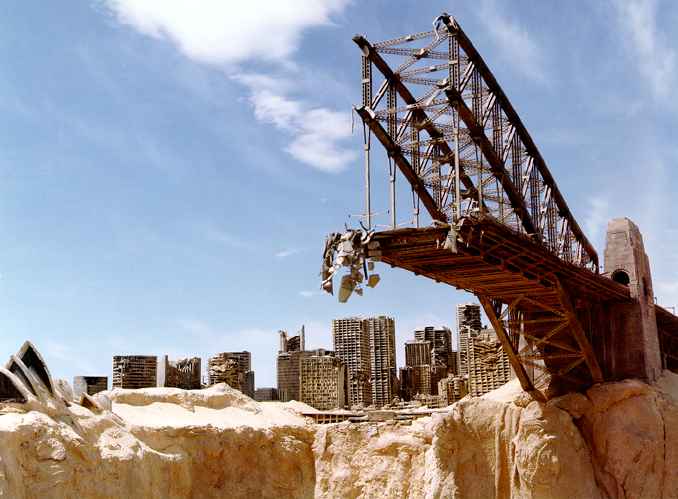 Close up - Miniature Sydney Harbour Bridge