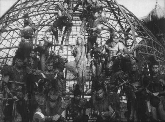 Everyone gathered at Thunderdome
