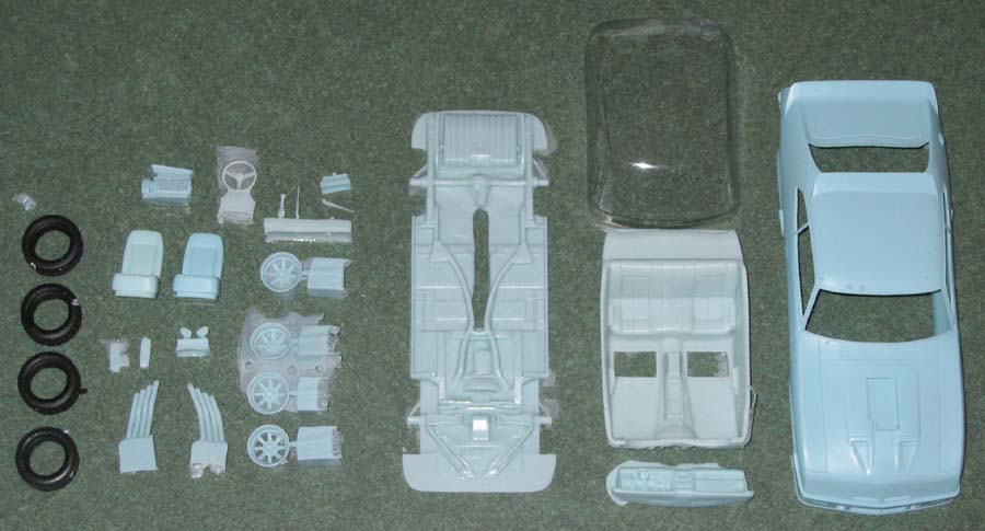 The parts all laid out