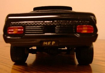 Bang Productions / TNT Mad Max Interceptor Model Kit, assembled, rear view