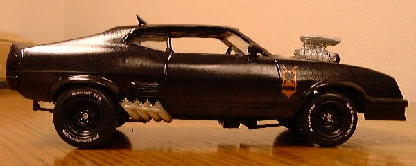 Bang Productions / TNT Mad Max Interceptor Model Kit, assembled, right side view
