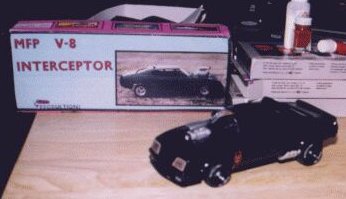 Bang Productions / TNT Mad Max Interceptor Model Kit, assembled with box