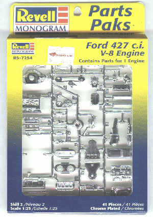 Revell / Monogram, Ford 427ci V8 Engine Box Front