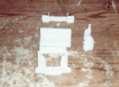Mad Max Interceptor TNT Model Kit, front assembly