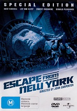 Escape From New York DVD Cover