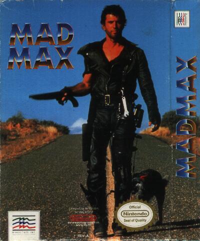 Box of NES Mad Max game
