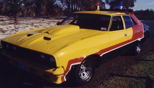 Grant Hodgson's car, from the front