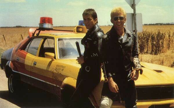 Max, Goose, and Max's Yellow Interceptor